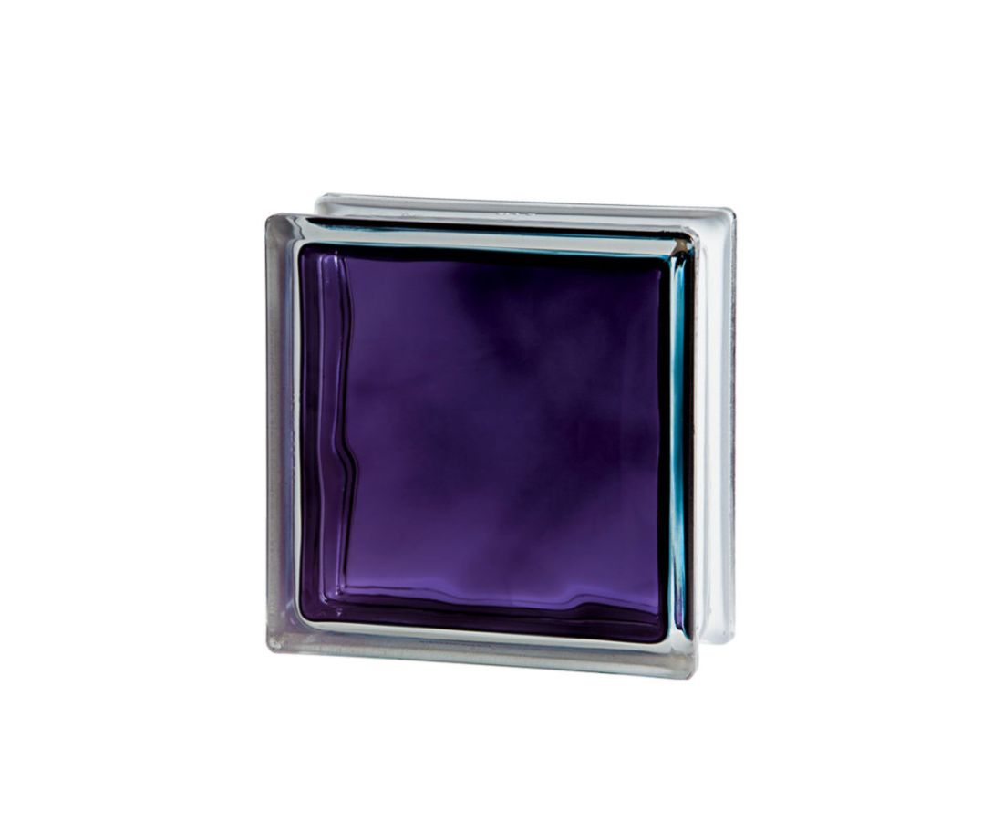 მინა ბლოკი Brilly Violet 1919/8 Wave — მინა-ბლოკი